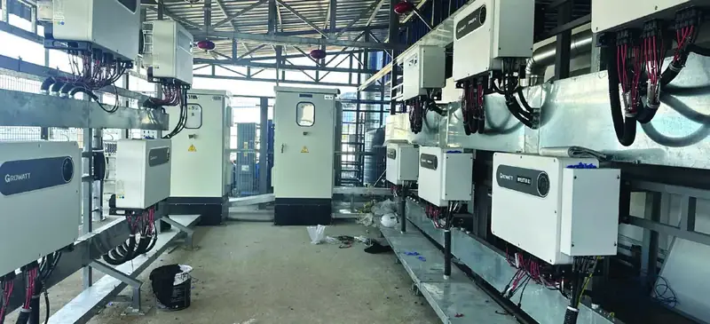 Phòng inverter tại công trình